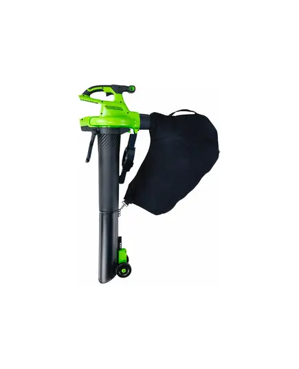 Акк. воздуходувное всасывающее устройство GREENWORKS GD40BVII, 40 В, бесщеточный, 370 км/ч, АКБ 4 Ач, ЗУ (2406907UB), изображение 4