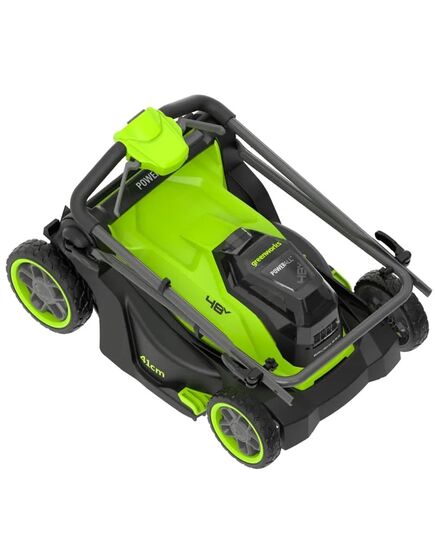 Акк. газонокосилка GREENWORKS GD24X2LM411, 2х24В, 41 см, бесщеточная, без АКБ и ЗУ (2520907), изображение 5