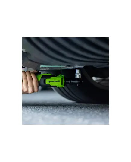 Акк. гайковёрт-трещотка GREENWORKS GD24RW, 24В, 1/2", 80Нм, 70мм, 0-250об/мин, бесщеточная, LED-подсветка, сумка (3804007) без АКБ и ЗУ, изображение 10