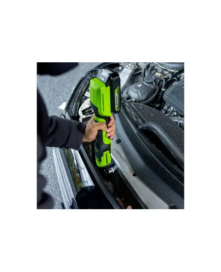 Акк. гайковёрт-трещотка GREENWORKS GD24RW, 24В, 1/2", 80Нм, 70мм, 0-250об/мин, бесщеточная, LED-подсветка, сумка (3804007) без АКБ и ЗУ, изображение 9