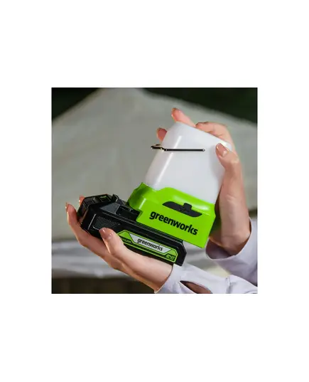 Акк. фонарь GREENWORKS G24LA500, 24В, 500/300/100лм, светодиодный, без АКБ и ЗУ (3501007), изображение 8