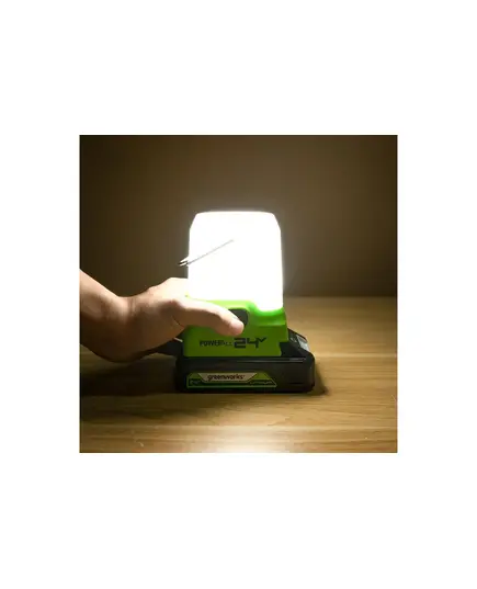 Акк. фонарь GREENWORKS G24LA500, 24В, 500/300/100лм, светодиодный, без АКБ и ЗУ (3501007), изображение 9