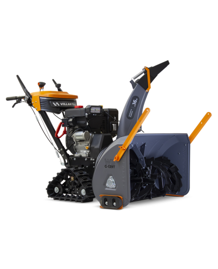 Снегоуборочник бенз. VILLARTEC WB G-139T, зимний двигатель LONCIN 13 л.с., гусеничный привод T-Drive, шир/выс 87/54 см, выброс 16 м, 6F/2R, электростарт, изображение 2
