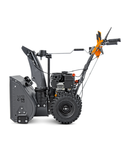 Снегоуборочник бенз. VILLARTEC WB C-76 Plus, зимний двигатель, 7л.с./212 см3, 610х510 мм, эл.стартер, фара, выброс до 12м, передачи 4/1, колёса 14" х5.0, изображение 6