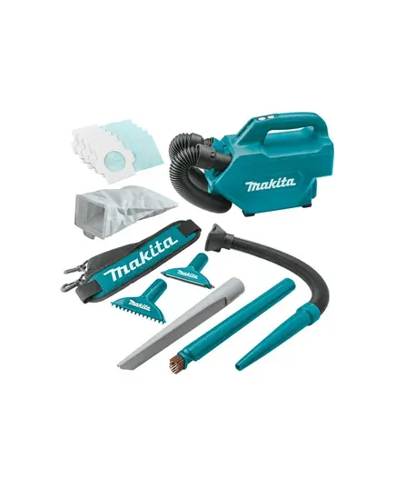 Акк. пылесос MAKITA CL121DZ, CXT 12В max, 4.6 кПа, 1.3 м³/мин, мешок 0.33/0.5л, без АКБ и ЗУ, изображение 4
