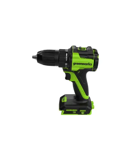 Акк. шуруповерт GREENWORKS DD345, 24В, 27/45Нм, Li-Ion, 0-450/1850об/мин, БЗП13мм, бесщеточный DigiPro, LED (3708307) без АКБ и ЗУ, изображение 2