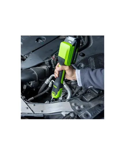 Акк. гайковёрт-трещотка GREENWORKS GD24RW, 24В, 1x2Ач, 1/2", 80Нм, 70мм, 0-250об/мин, бесщеточная, LED-подсветка, сумка (3804007CUA), изображение 9