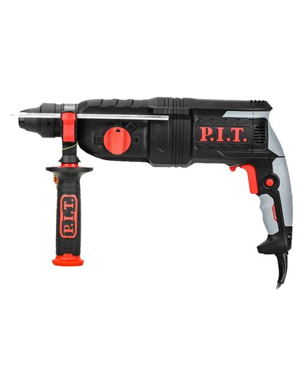Перфоратор P.I.T. PBH26-C8, горизонт.,  800 Вт, 3,2 Дж, 3 реж, Ø26 мм, 0-1300 об, кейс, изображение 3
