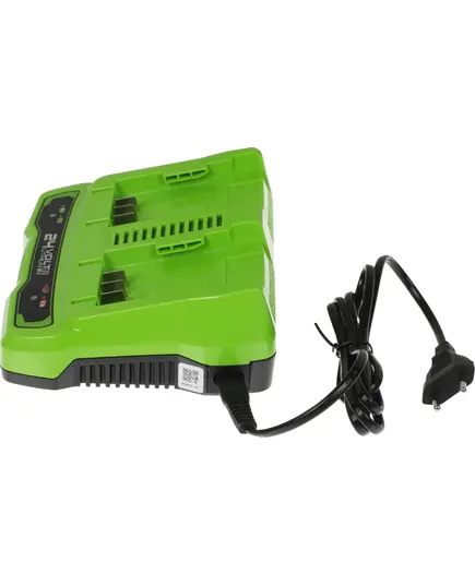 Зарядное устройство GREENWORKS G24C, 24В, 2А, на 2 аккумулятора (2931907qw), изображение 4