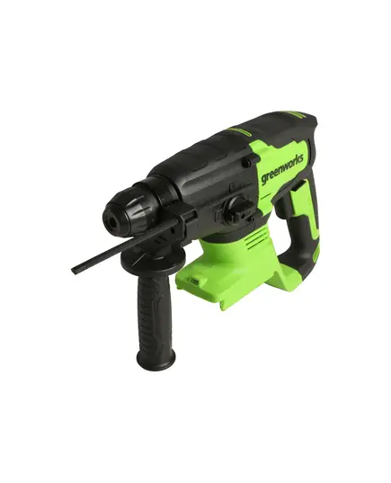 Акк. перфоратор GREENWORKS GD24SDS2, 24В, SDS-plus, бесщеточный, 2 Дж, без АКБ и ЗУ  (3803007), изображение 4