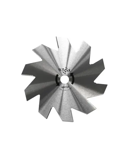 Нож для мотокосы TUSCAR BB0165, Professional, 255x25.4x1.4x10T, Shuriken, изображение 2