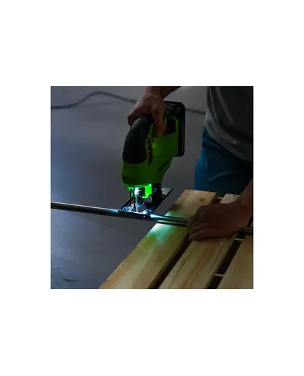 Акк. лобзик GREENWORKS GD24JS90, 24 В., б/щет, 90 мм, 0-3000/мин, 4 ст.маятник, LED, 1х4 Ач, ЗУ, кор (3601707CUB), изображение 15