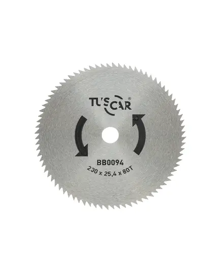 Нож для мотокосы TUSCAR BB0094, Premium, 230x25.4x80T, Saw, изображение 2