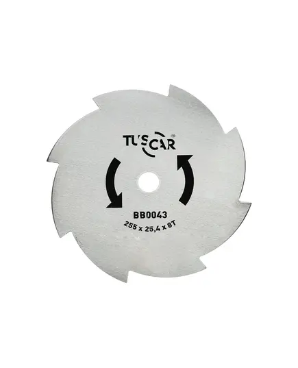 Нож для мотокосы TUSCAR BB0043, Standart, 255x25,4x8T, Grass, изображение 2