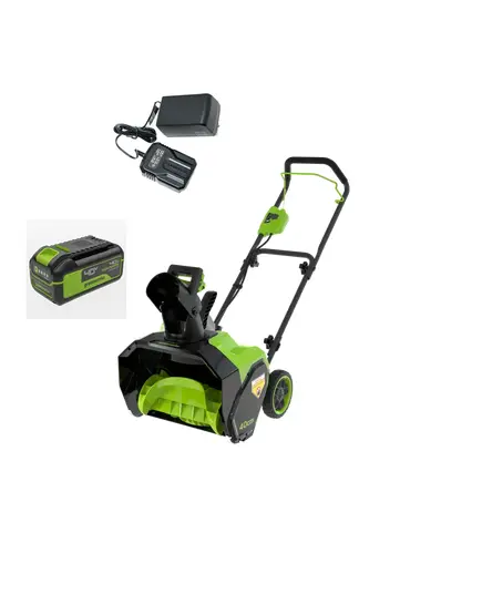 Акк. снегоуборочник GREENWORKS G40ST40, 40В, 40 см, АКБ 5 Ач, ЗУ, изображение 7