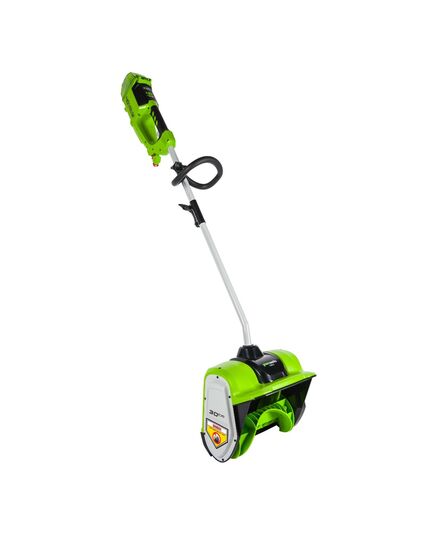 Акк. снегоуборочник GREENWORKS GD40SSK4, 40V, 30 см, бесщеточный, 1хАКБ 4 А.ч, ЗУ, снеголопата (2600807UBgw), изображение 2