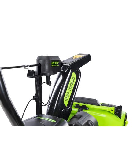 Акк. снегоуборочник GREENWORKS GD82ST56, 61 см, самоходный, бесщеточный, АКБ 82В, 3х8 Ач, быстрое ЗУ 8а (2602807UF3), изображение 5
