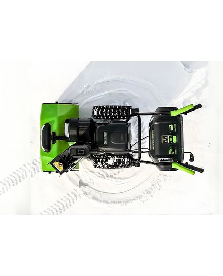 Акк. снегоуборочник GREENWORKS GD82ST56, 61 см, самоходный, бесщеточный, АКБ 82В, 3х8 Ач, быстрое ЗУ 8а (2602807UF3), изображение 7