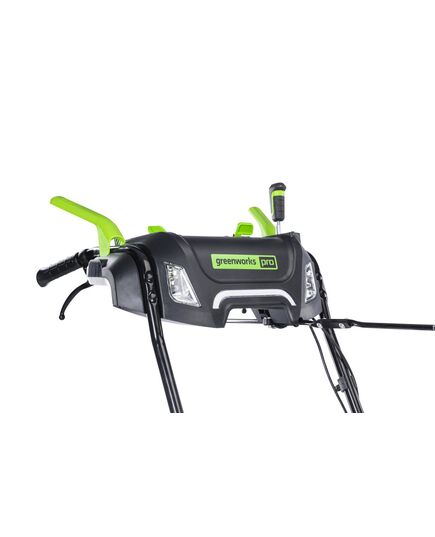 Акк. снегоуборочник GREENWORKS GD82ST56, 61 см, самоходный, бесщеточный, АКБ 82В, 3х8 Ач, быстрое ЗУ 8а (2602807UF3), изображение 6