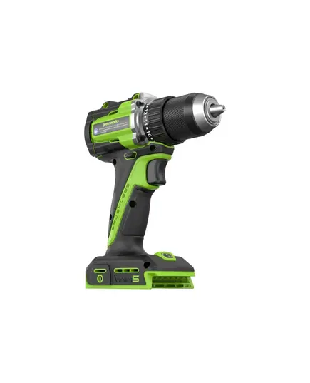 Акк. шуруповерт GREENWORKS DD560, 24В, б/щет, 0-500/0-2000 об/мин, 30/60 Нм, 1.5-13 мм, Antikickback, LED, без АКБ и ЗУ (3708407), изображение 8