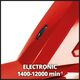 Аккумуляторное воздуходувное устройство EINHELL PXC GE-CL 18 Li E-Solo, 18В Li-ion без Акк. и ЗУ 210км/ч 1.33кг, изображение 3