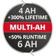 Аккумулятор EINHELL PXC Plus Multi-Ah, 18В 4-6Ач Li-ion 1.01кг, изображение 6