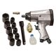Гайковерт пневматический FUBAG PWS158/312, 158л/мин, 312 Нм, 1/2", набор, кейс