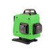 Нивелир лазерный AMO LN 4D-360-5 с зеленым лучом, 4 плоскости
