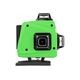 Нивелир лазерный AMO LN 4D-360-5 с зеленым лучом, 4 плоскости, изображение 3