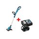 Аккумуляторный триммер MAKITA DUR181RF, LXT 18В, 2в1 триммер/кромкорез, L1830B, DC18RC, изображение 5