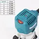 Фрезер кромочный MAKITA RT0702C, 710Вт, 10000-34000об/м, цанга 6 и 8 мм, копир. втулка, паралл. упор, ключ - 2шт, изображение 4
