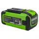 Аккумулятор GREENWORKS G40B8, 40В 8Ач Li-ion время зарядки от 120 до 240мин (2951607), изображение 2 от магазина Планета Инструмент Аккумулятор GREENWORKS G40B8, 40В 8Ач Li-ion время зарядки от 120 до 240мин (2951607), изображение 2