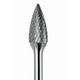 Борфреза FEIDA TOOLS тапер твердосплавная 10.0* 65мм, твёрдость порядка 1500 HV, изображение 2