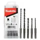 Набор буров MAKITA 5,6,8*110мм 6, 8*160мм