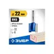 Фреза ЗУБР пазовая прямая ф.22 х22мм хв. 8мм H-54мм (28753-22-22), изображение 3