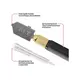 Стеклорез роликовый P.I.T. серия ADVANCE HGLC01-0170 (170мм, 1-8мм, 10000м, мет. рукоятка, масляный), изображение 3