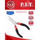 Длинногубцы мини прямые P.I.T. cерия ADVANCE HPLR06-0115L (115 мм, сталь CR-V, 63HRC, пружина)