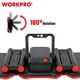 Прожектор светодиодный 1000-2500LM 3-х секционный, перезаряжаемый  WORKPRO, изображение 2