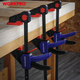 Струбцина быстрозажимная/распорная 150 мм (до 135 кг сверхпрочная) WORKPRO, изображение 6