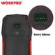 Фонарик светодиодный 170-400LM, перезаряжаемый WORKPRO, изображение 3