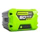 Аккумулятор GREENWORKS G60B2, 60 В, 2 Ач, Li-ion, время зарядки 60 мин (до -20°С), изображение 4