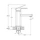 Смеситель ZEGOR LEB1-A123 для умывальника, ø35,, изображение 2