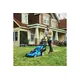 Аккумуляторная самоходная газонокосилка MAKITA DLM539CT2, LXT 2х18 В, 860 Вт, 53 см, 70л, 2.5-5 км/ч, 4в1, XPT (2xBL1850B, DC18SH), изображение 10