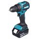 Аккумуляторная дрель ударная MAKITA DHP490SFJ, LXT 18В, BL XPT, 13 мм, 50/27 Нм, 2х3,0 Ач АКБ, ЗУ, Makpac2