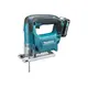 Аккумуляторный лобзик MAKITA JV101DWAE, 10.8 В, 2х2 Ач Li-ion (слайдер), 0-2900 об\м, ход 18 мм, рез 65 мм, 1.9 кг, чем, 3-маятн, изображение 2