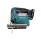 Аккумуляторный лобзик MAKITA JV101DWAE, 10.8 В, 2х2 Ач Li-ion (слайдер), 0-2900 об\м, ход 18 мм, рез 65 мм, 1.9 кг, чем, 3-маятн, изображение 7