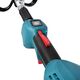 Аккумуляторный триммер MAKITA DUR192LRF, LXT BL 18В, 460 Вт, D-рук., d-30 см, M10xLH, разбор.вал, BL1830B, быстрая зарядка DC18RC, изображение 5