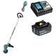 Аккумуляторный триммер MAKITA DUR192LRF, LXT BL 18В, 460 Вт, D-рук., d-30 см, M10xLH, разбор.вал, BL1830B, быстрая зарядка DC18RC, изображение 9