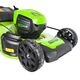 Аккумуляторная газонокосилка GREENWORKS GD60LM46HP, 60В, 4 А.ч, зу, шир. скаш. 46 см, 60 л, 7 уровней, б/щ, 3в1, мульч, без АКБ и ЗУ, изображение 4