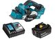Аккумуляторный рубанок MAKITA DKP181RT, LXT BL 18В, ADT, AWS, макс. глуб. 3 мм, ширина 82 мм, 1*5,0 Ач, быстрое ЗУ, изображение 4